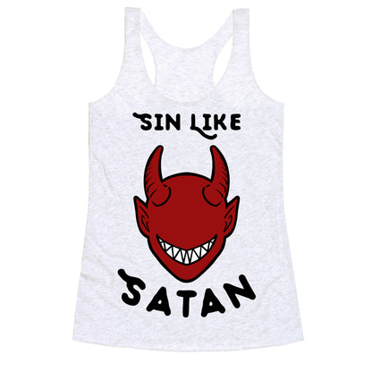 Sin Like Satan Racerback Tank