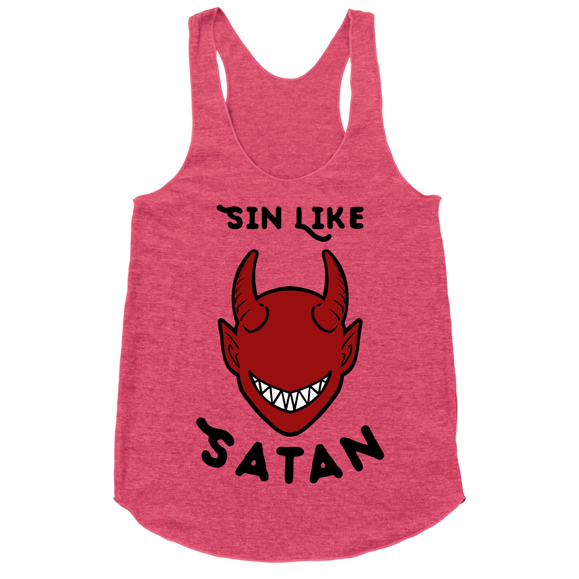 Sin Like Satan Racerback Tank