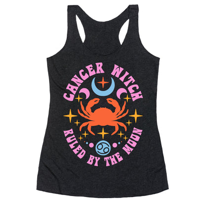Cancer Witch Ruled By The Moon Racerback Tank