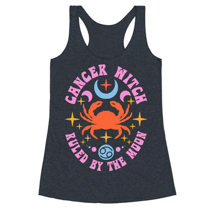 Cancer Witch Ruled By The Moon Racerback Tank