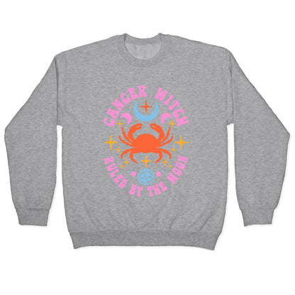 Cancer Witch Ruled By The Moon Crewneck Sweatshirt