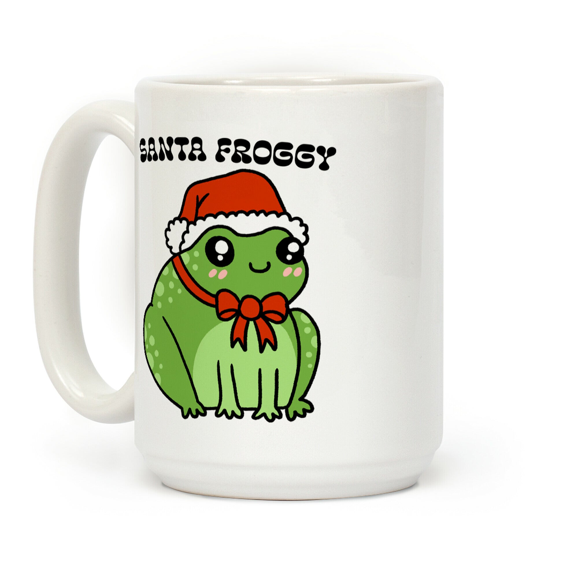 Santa Froggy Coffee Mug
