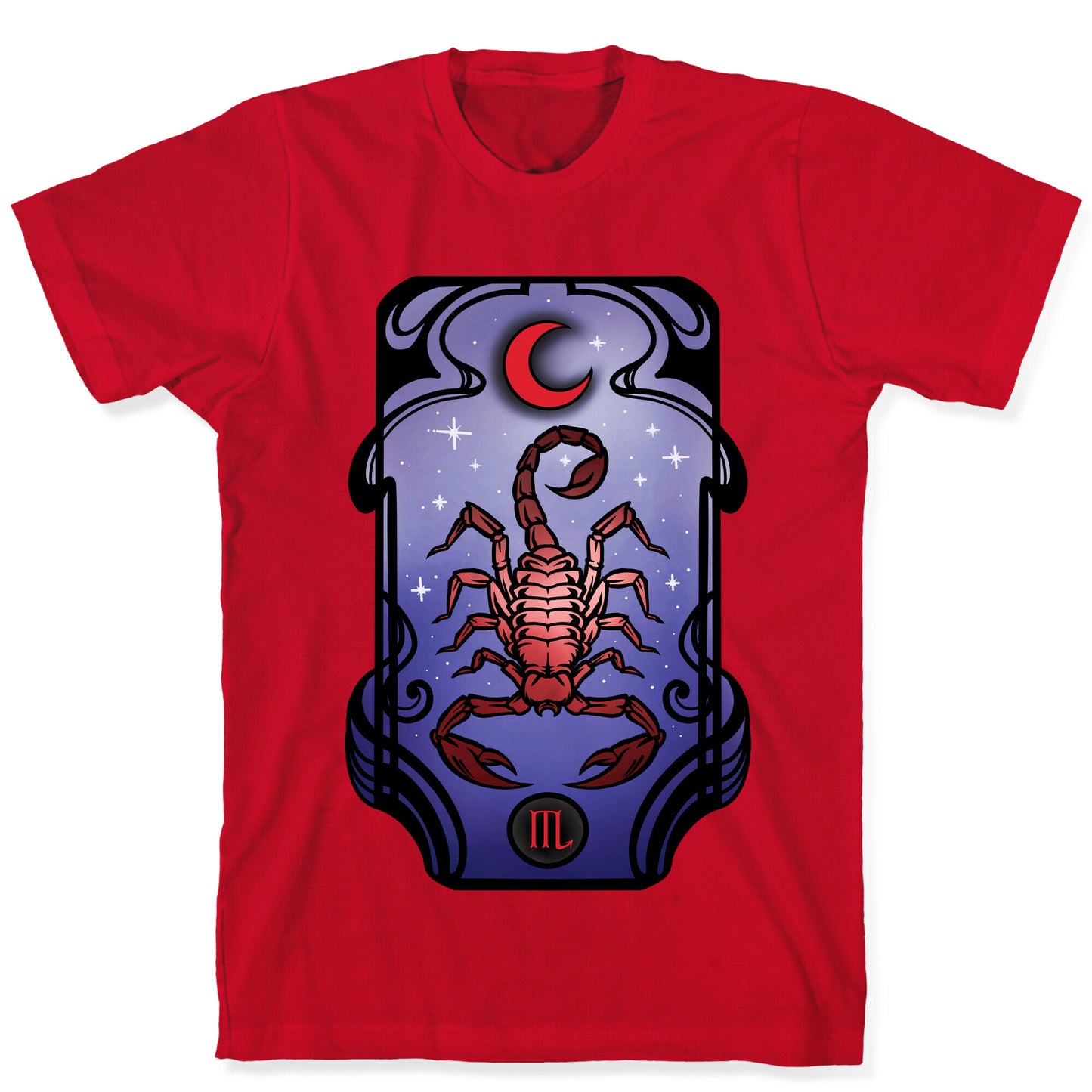 Scorpio Art Nouveau T-Shirt