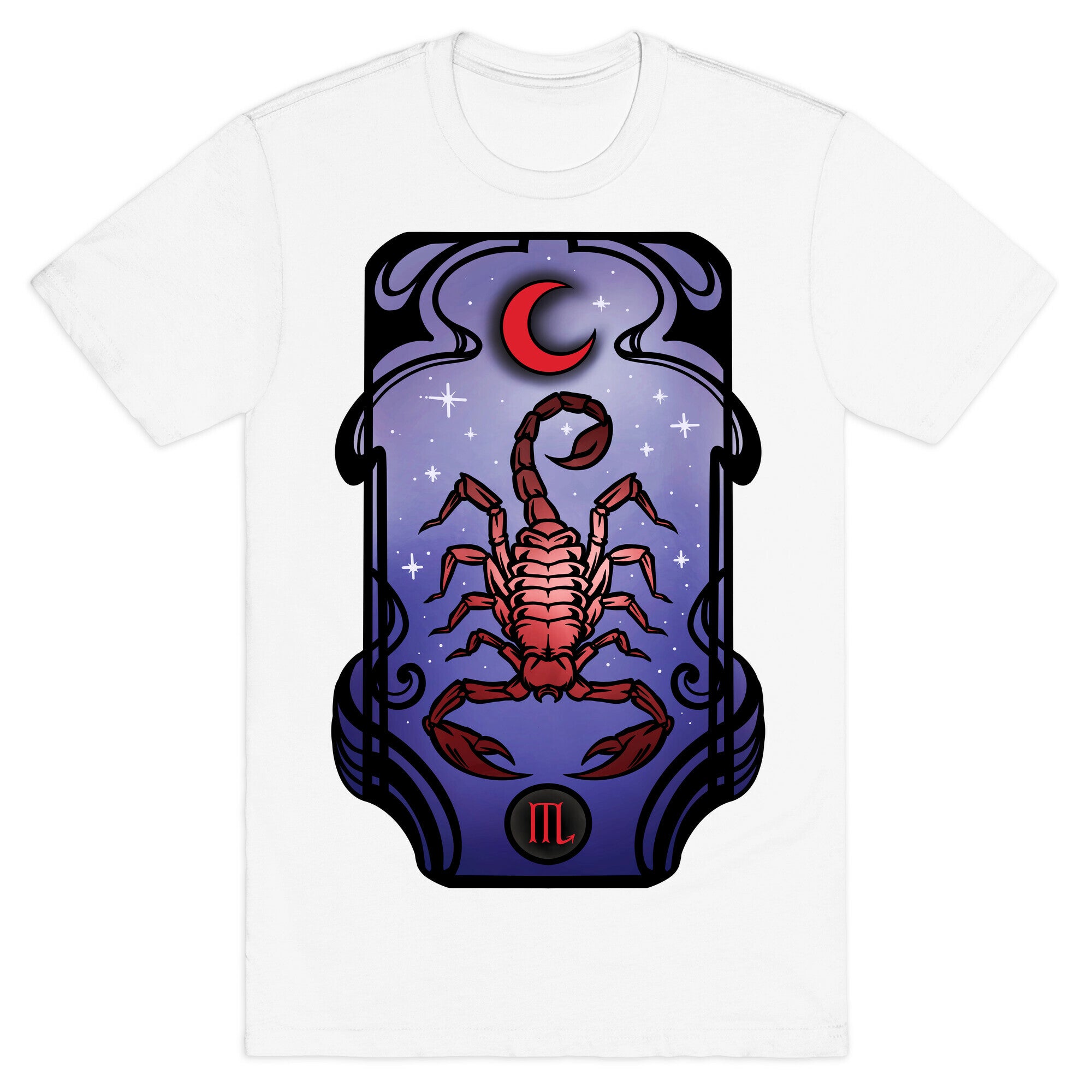 Scorpio Art Nouveau T-Shirt