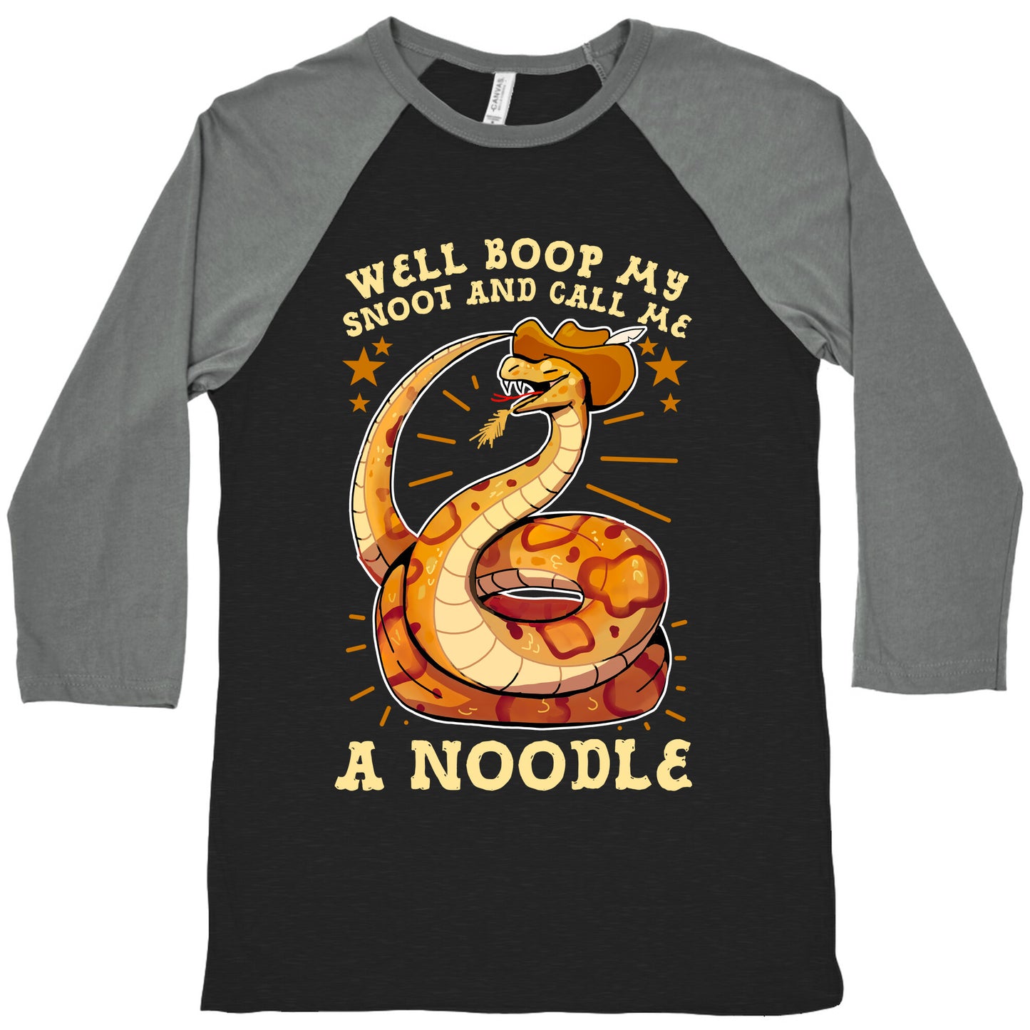 Well Boop My Snoot and Call Me A Noodle!  Baseball Tee