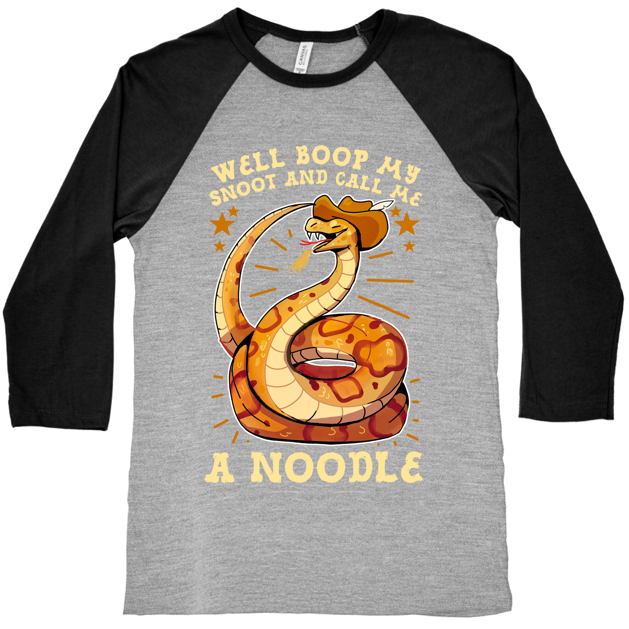 Well Boop My Snoot and Call Me A Noodle!  Baseball Tee
