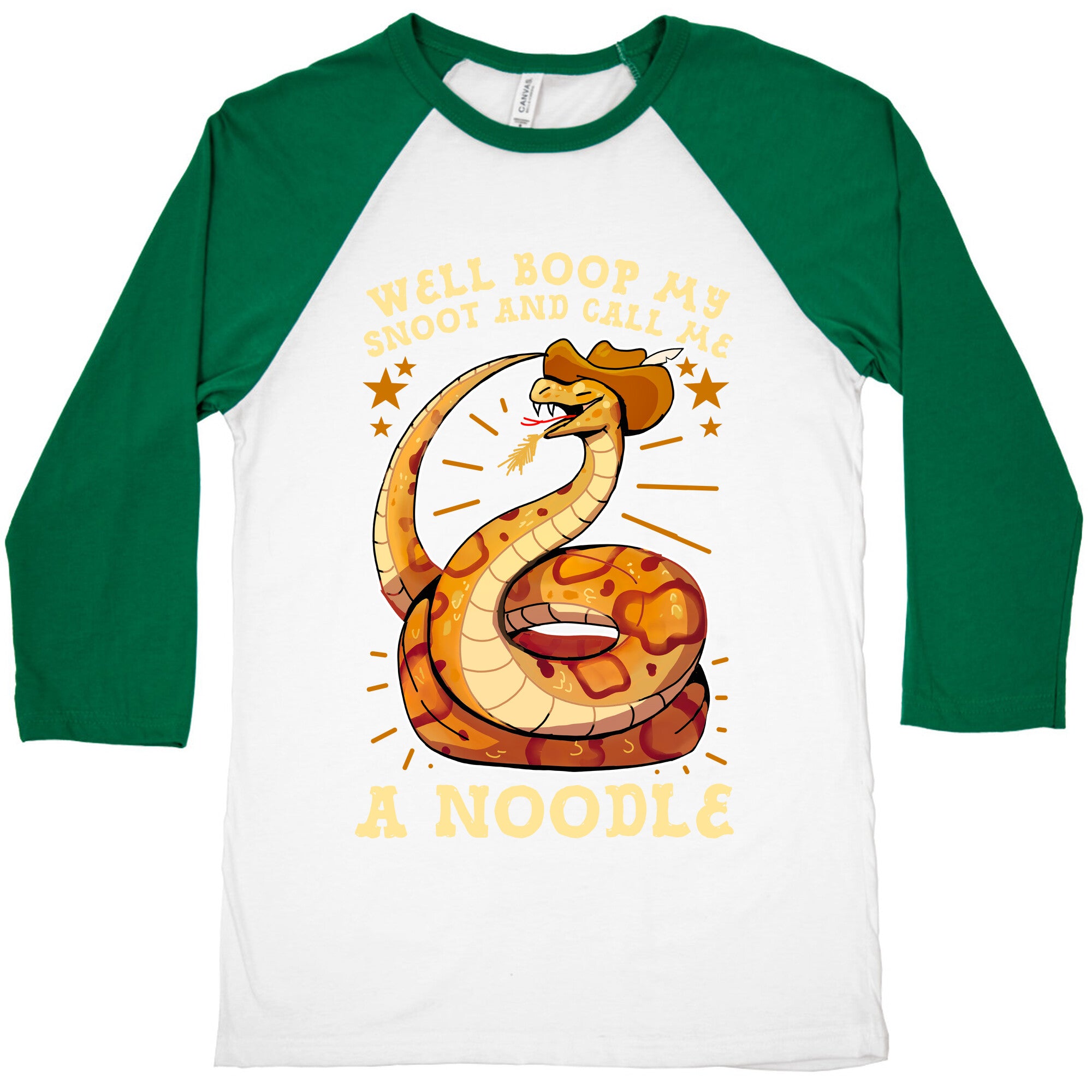 Well Boop My Snoot and Call Me A Noodle!  Baseball Tee
