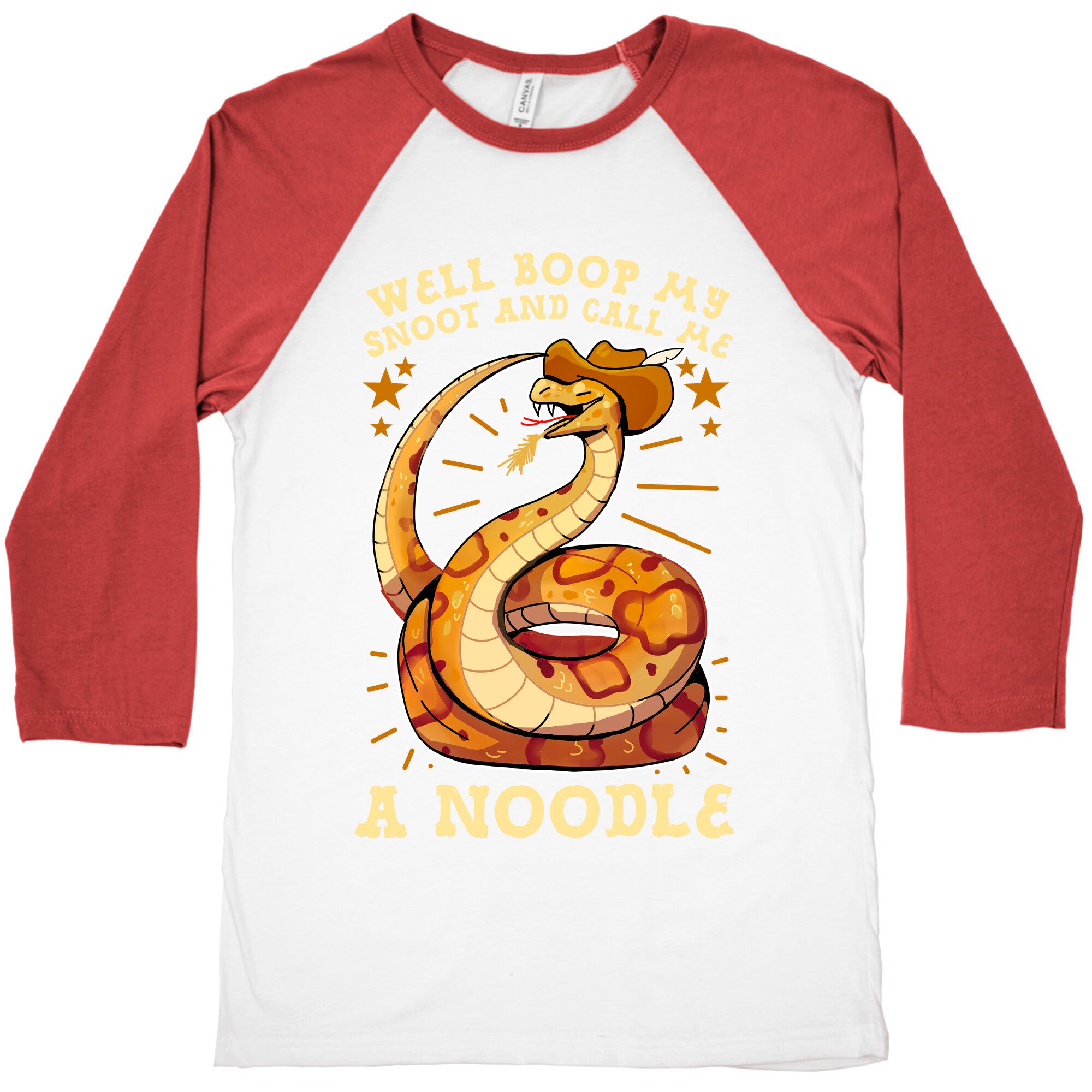 Well Boop My Snoot and Call Me A Noodle!  Baseball Tee