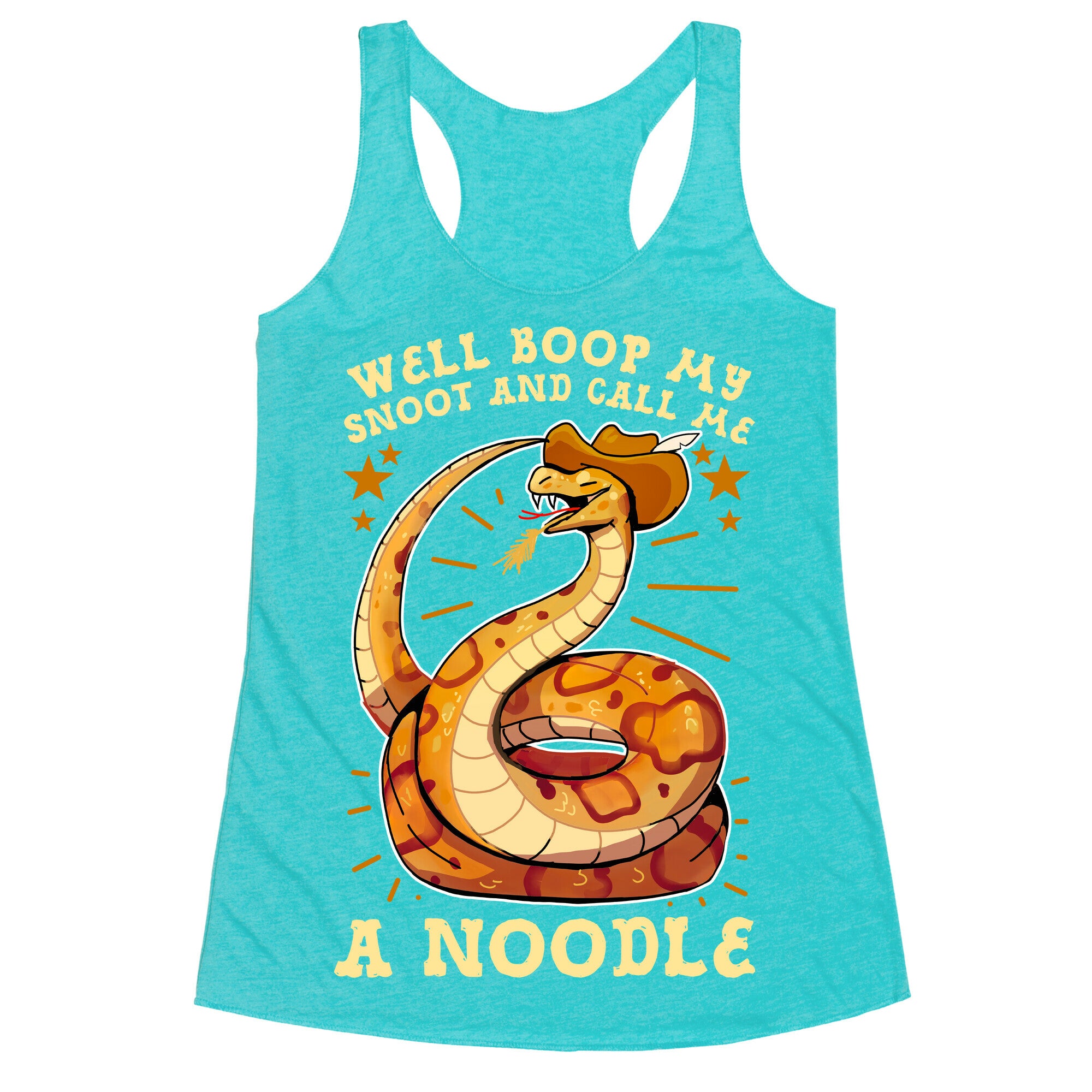 Well Boop My Snoot and Call Me A Noodle!  Racerback Tank