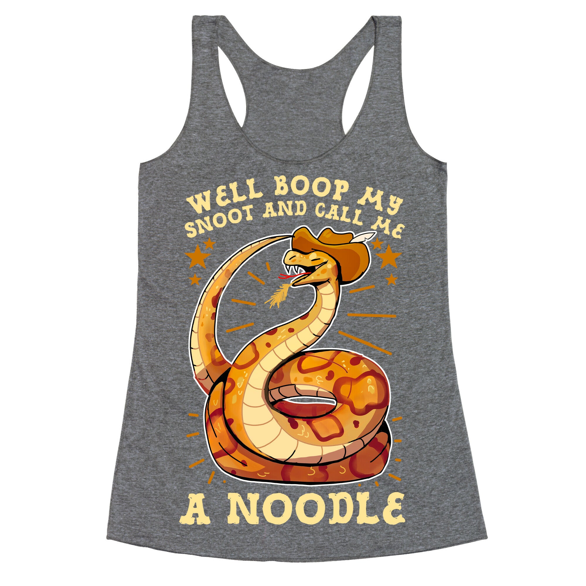 Well Boop My Snoot and Call Me A Noodle!  Racerback Tank
