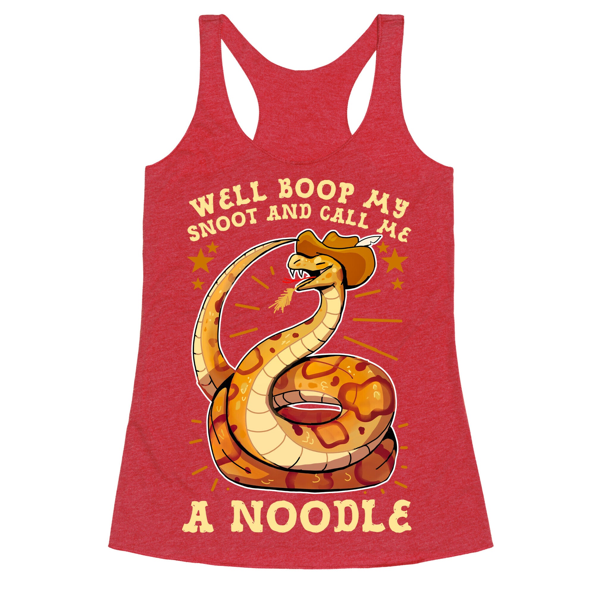 Well Boop My Snoot and Call Me A Noodle!  Racerback Tank