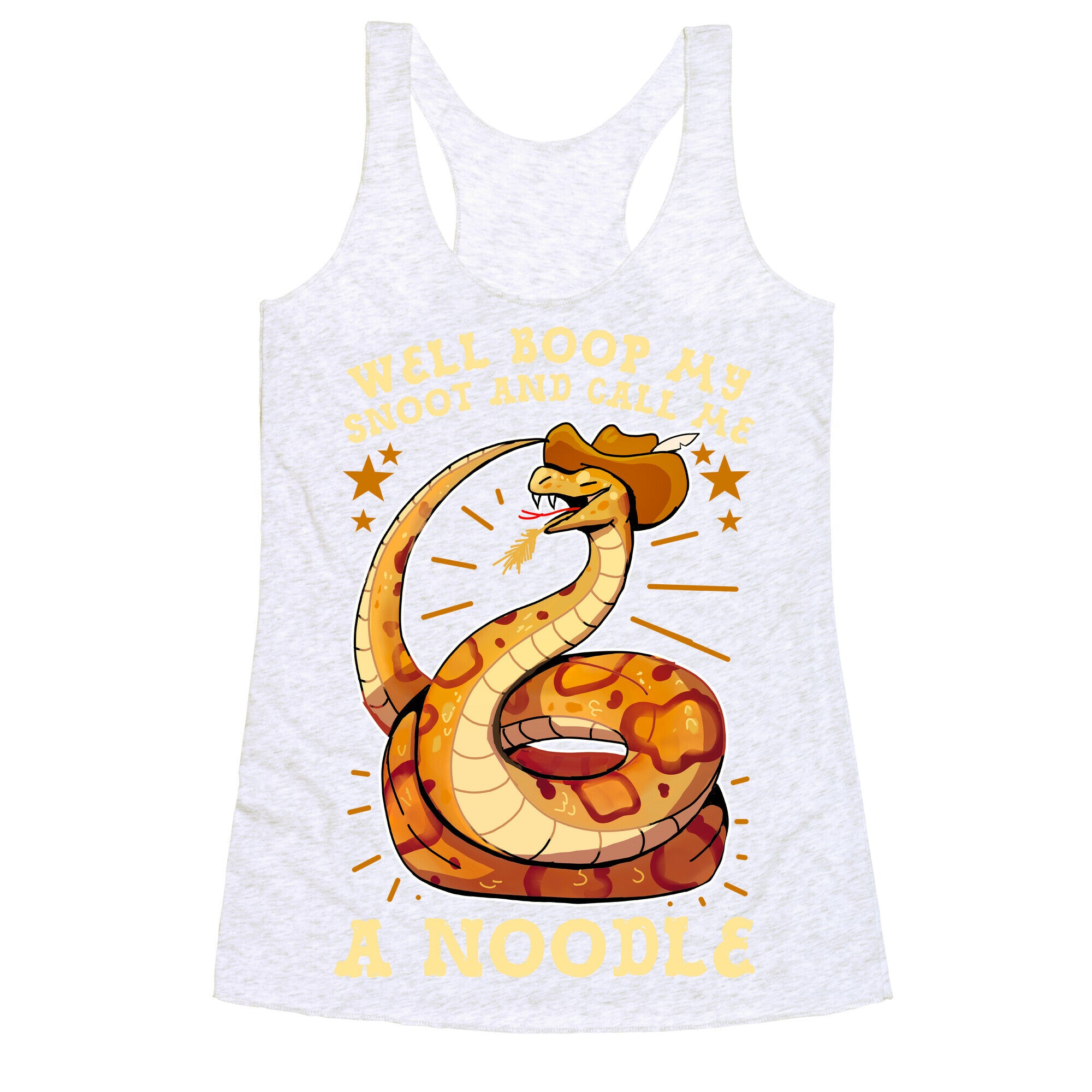 Well Boop My Snoot and Call Me A Noodle!  Racerback Tank