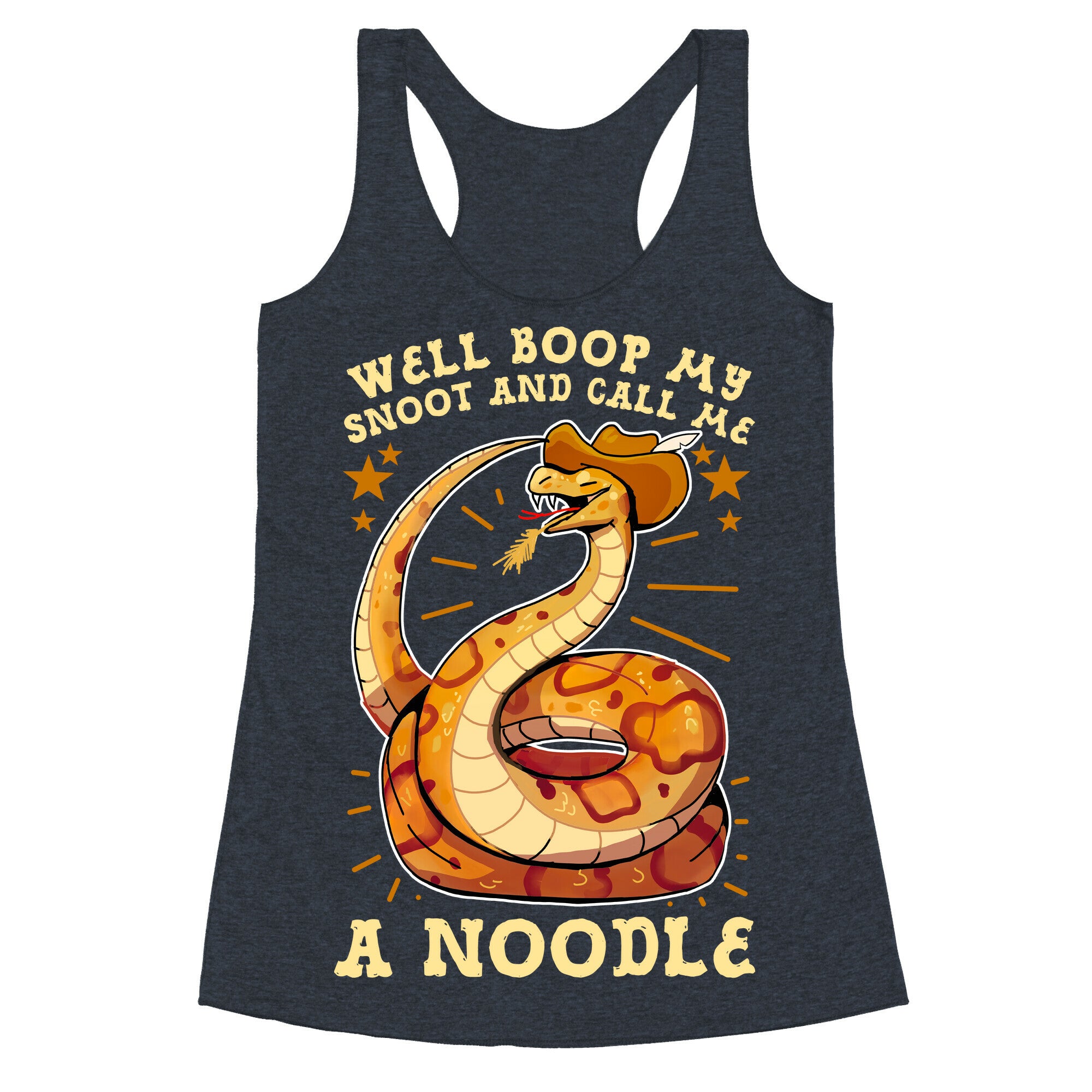 Well Boop My Snoot and Call Me A Noodle!  Racerback Tank