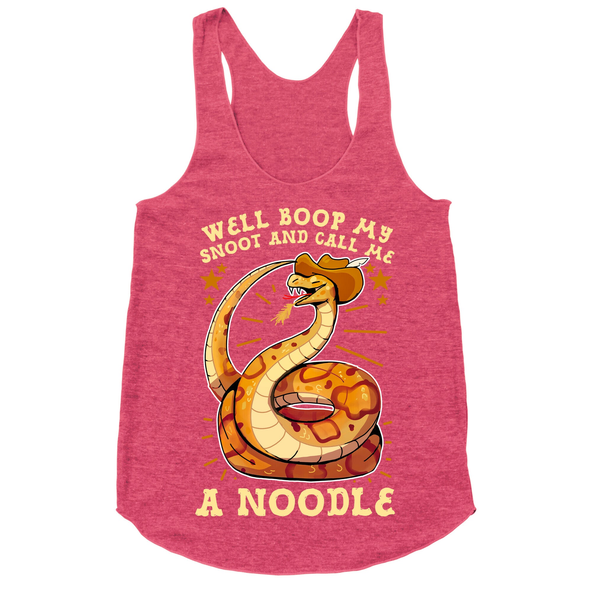 Well Boop My Snoot and Call Me A Noodle!  Racerback Tank