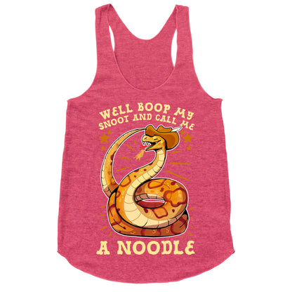 Well Boop My Snoot and Call Me A Noodle!  Racerback Tank