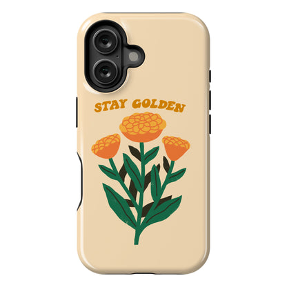 Stay Golden Marigolds Phone Case