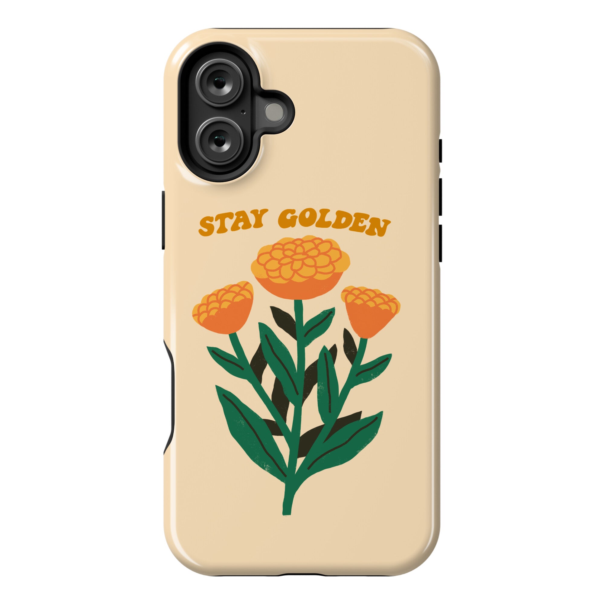 Stay Golden Marigolds Phone Case