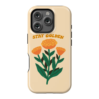 Stay Golden Marigolds Phone Case