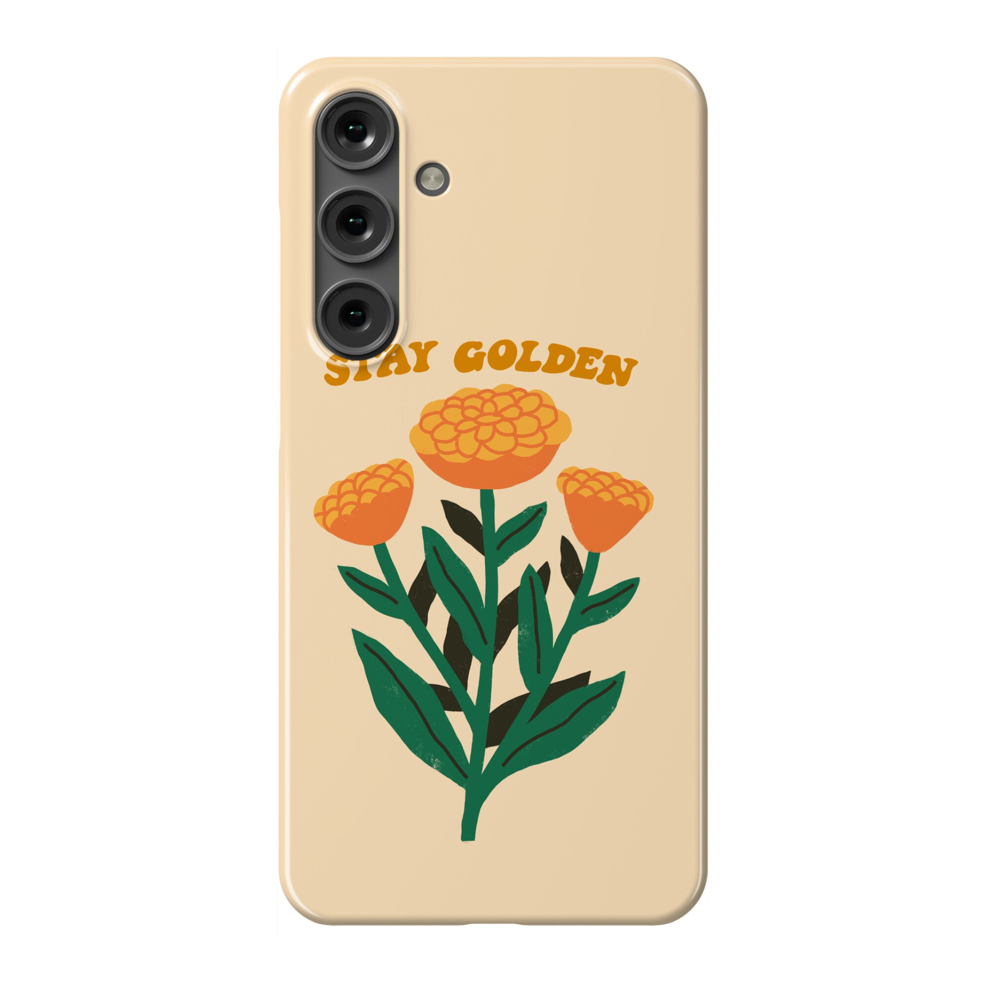 Stay Golden Marigolds Phone Case
