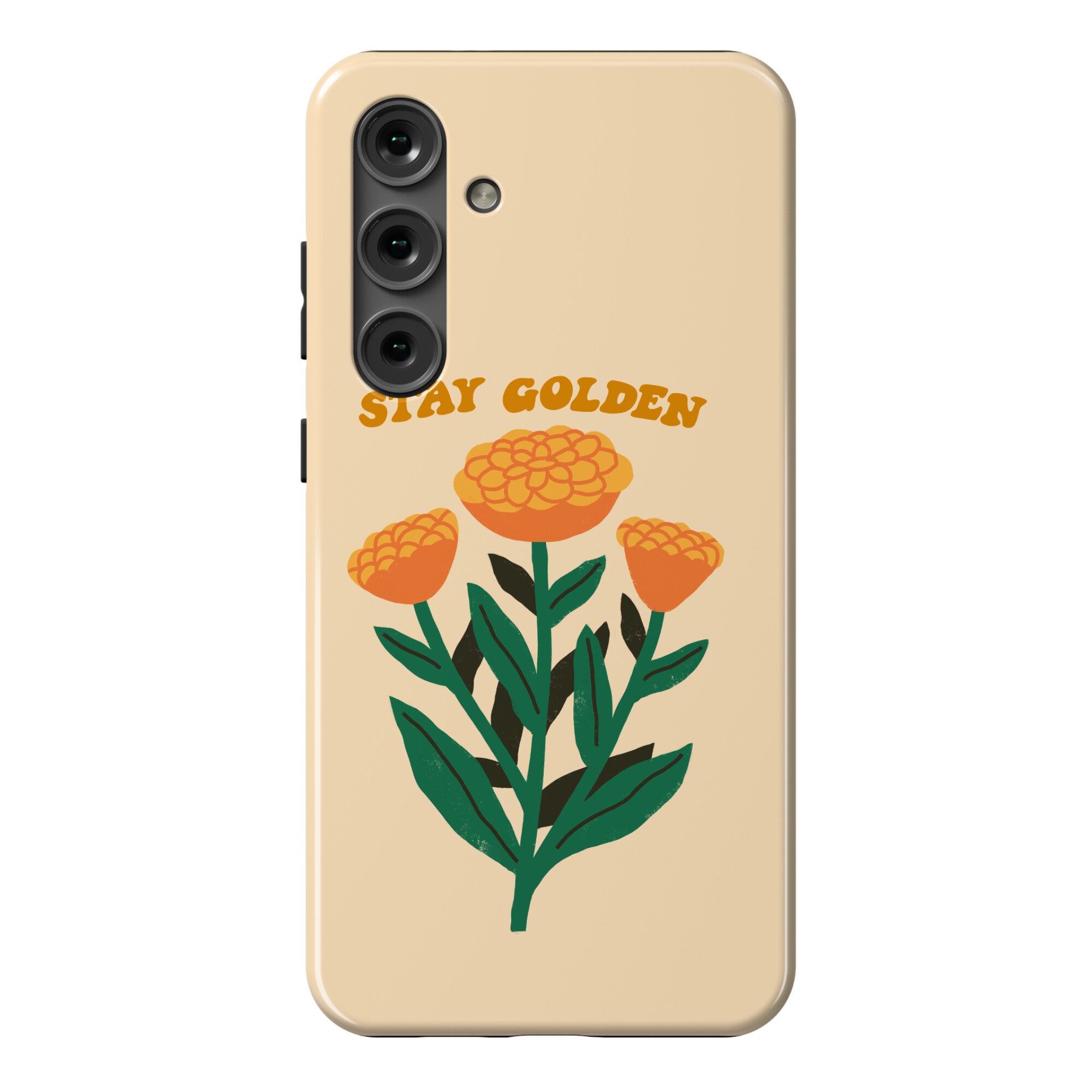 Stay Golden Marigolds Phone Case