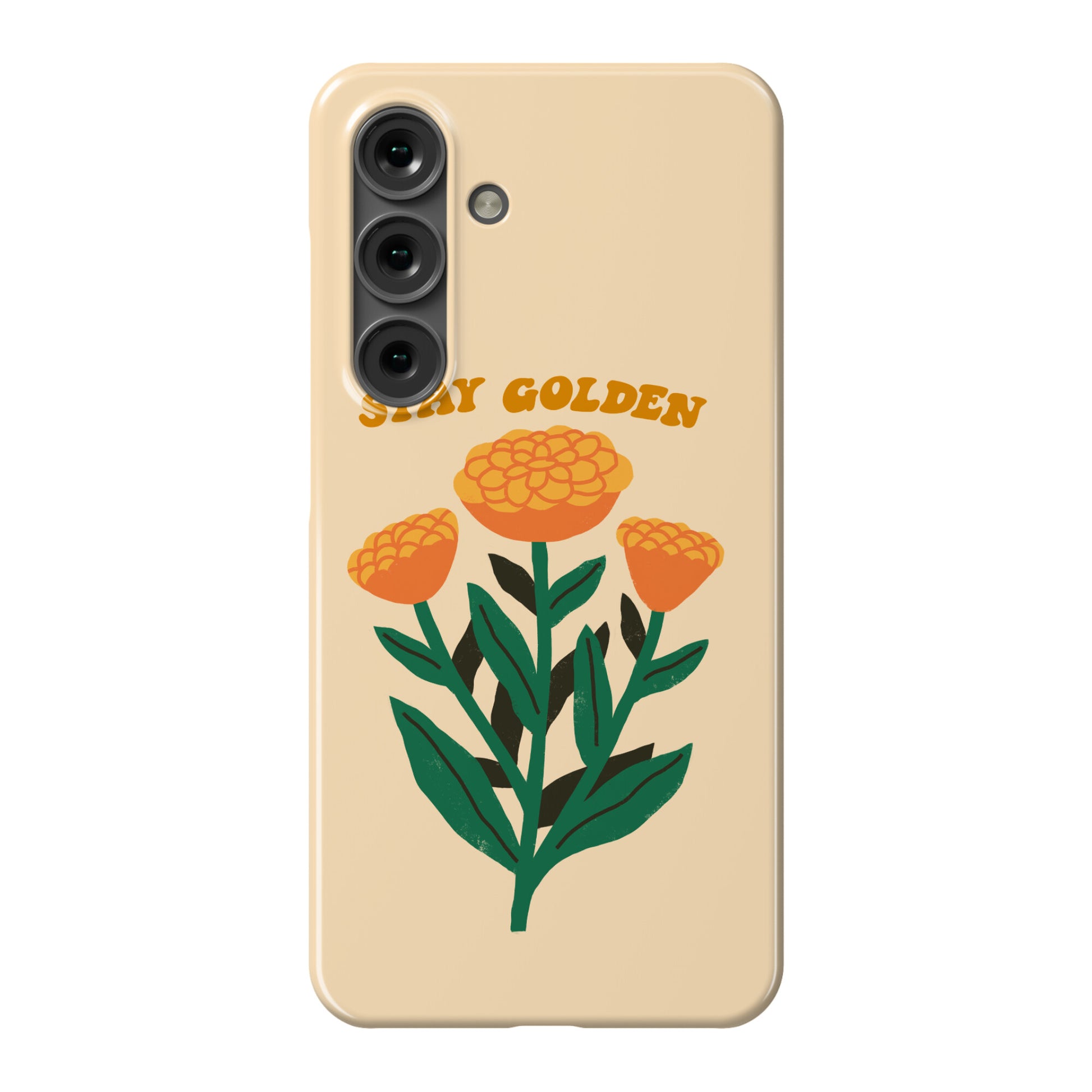 Stay Golden Marigolds Phone Case