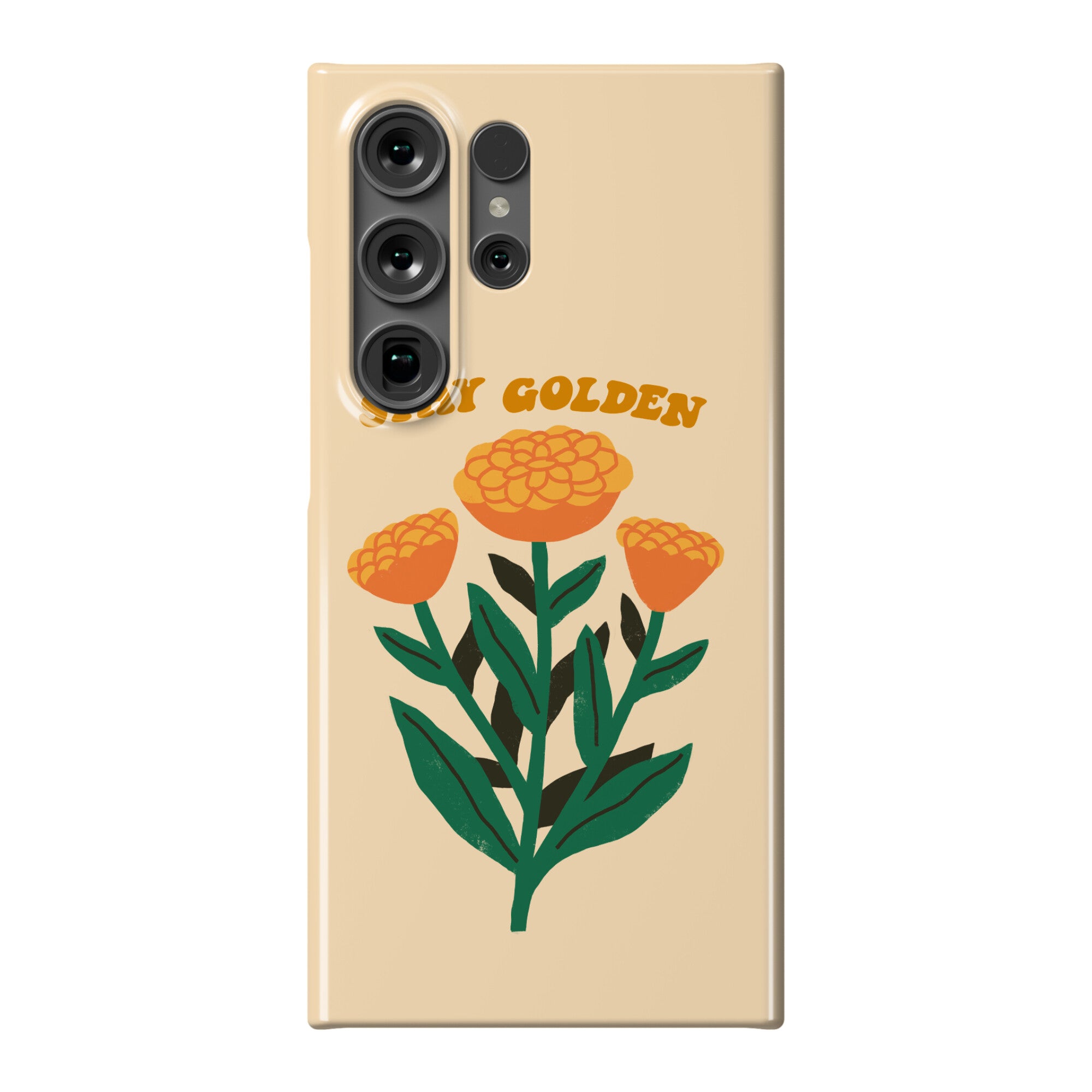 Stay Golden Marigolds Phone Case
