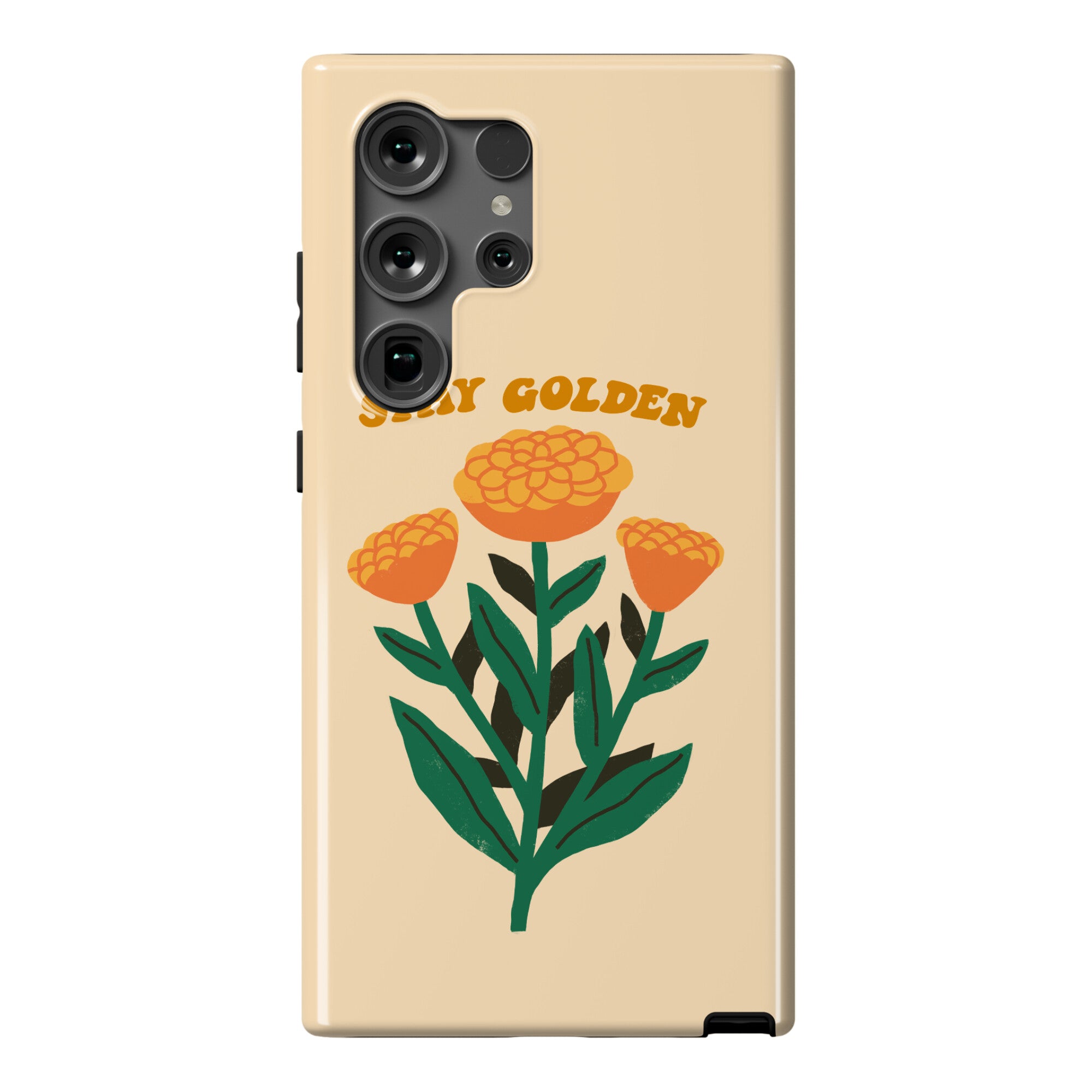 Stay Golden Marigolds Phone Case