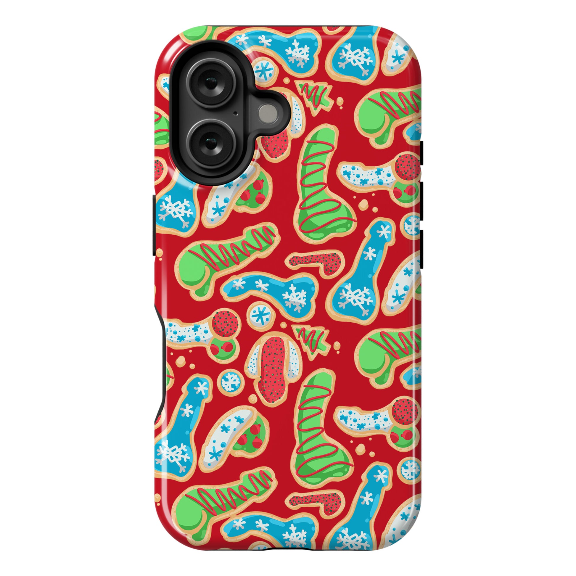 Phallic Christmas Cookies Phone Case
