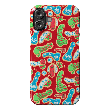 Phallic Christmas Cookies Phone Case