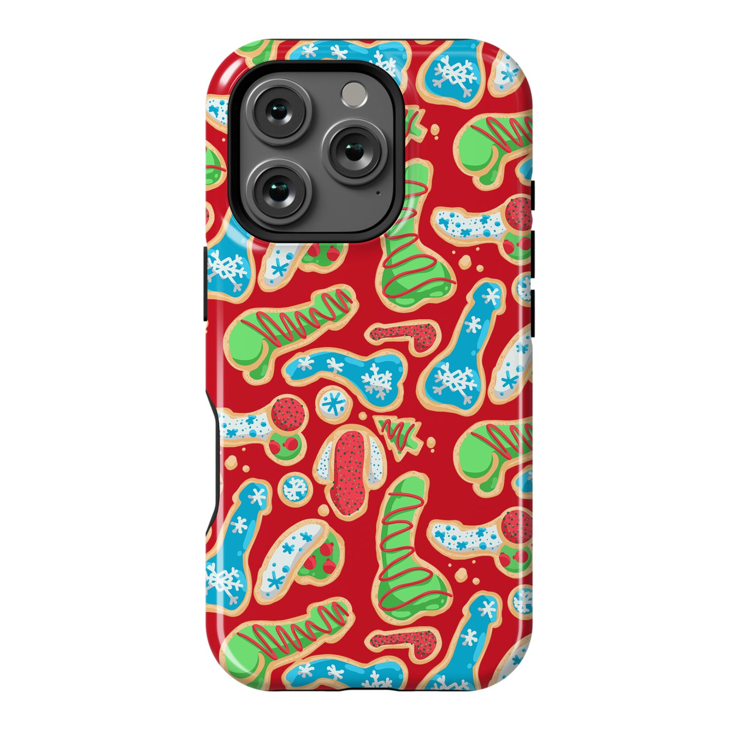Phallic Christmas Cookies Phone Case