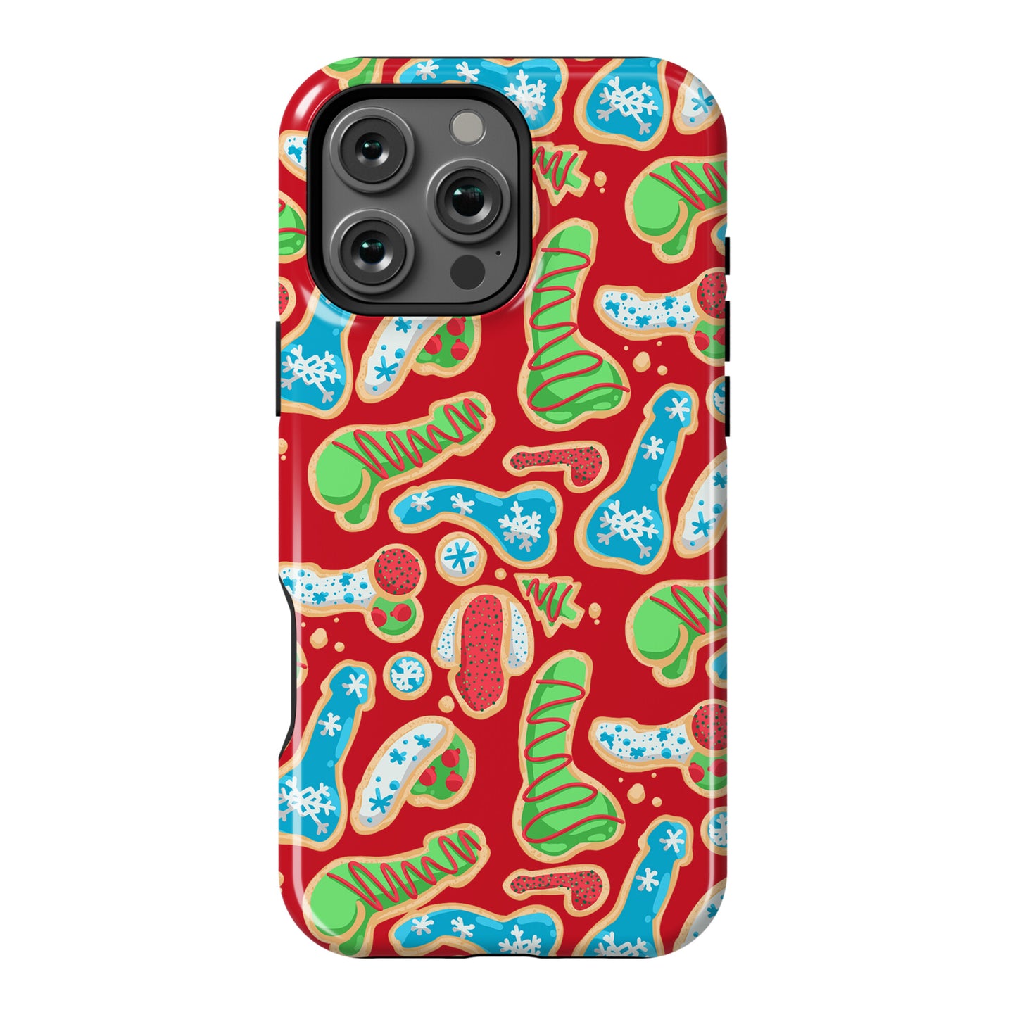 Phallic Christmas Cookies Phone Case