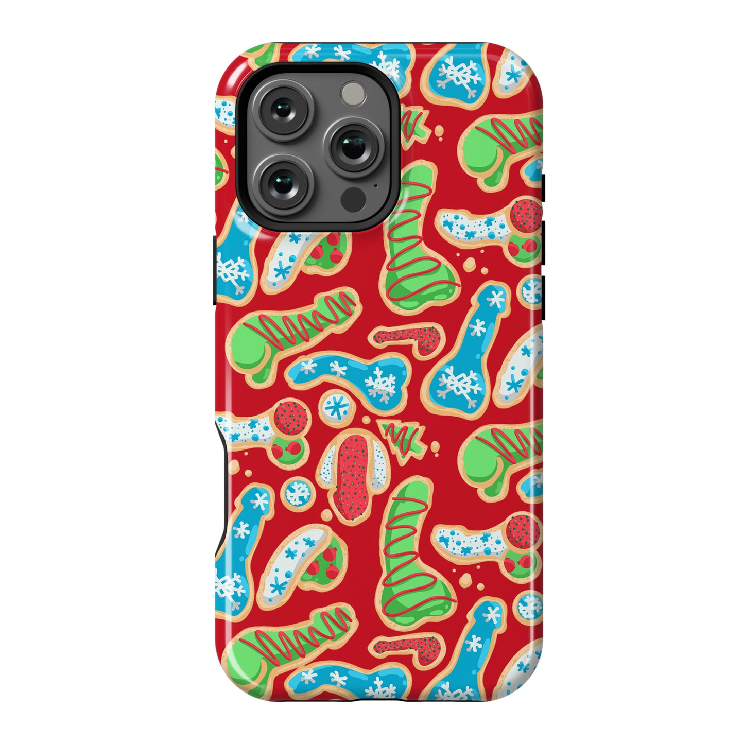 Phallic Christmas Cookies Phone Case