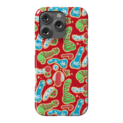 Phallic Christmas Cookies Phone Case