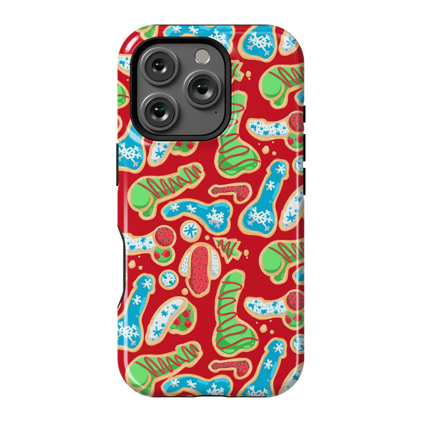 Phallic Christmas Cookies Phone Case
