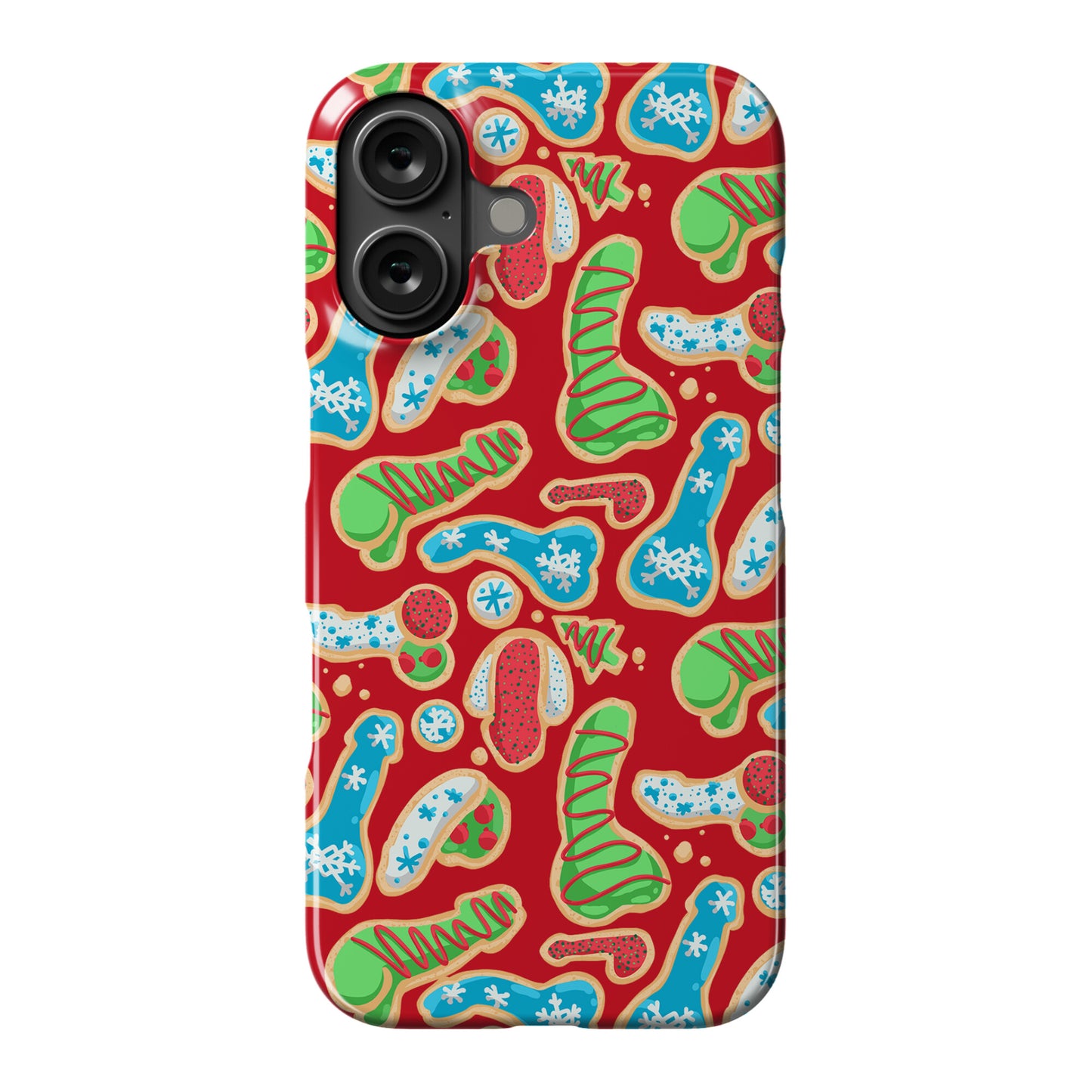 Phallic Christmas Cookies Phone Case