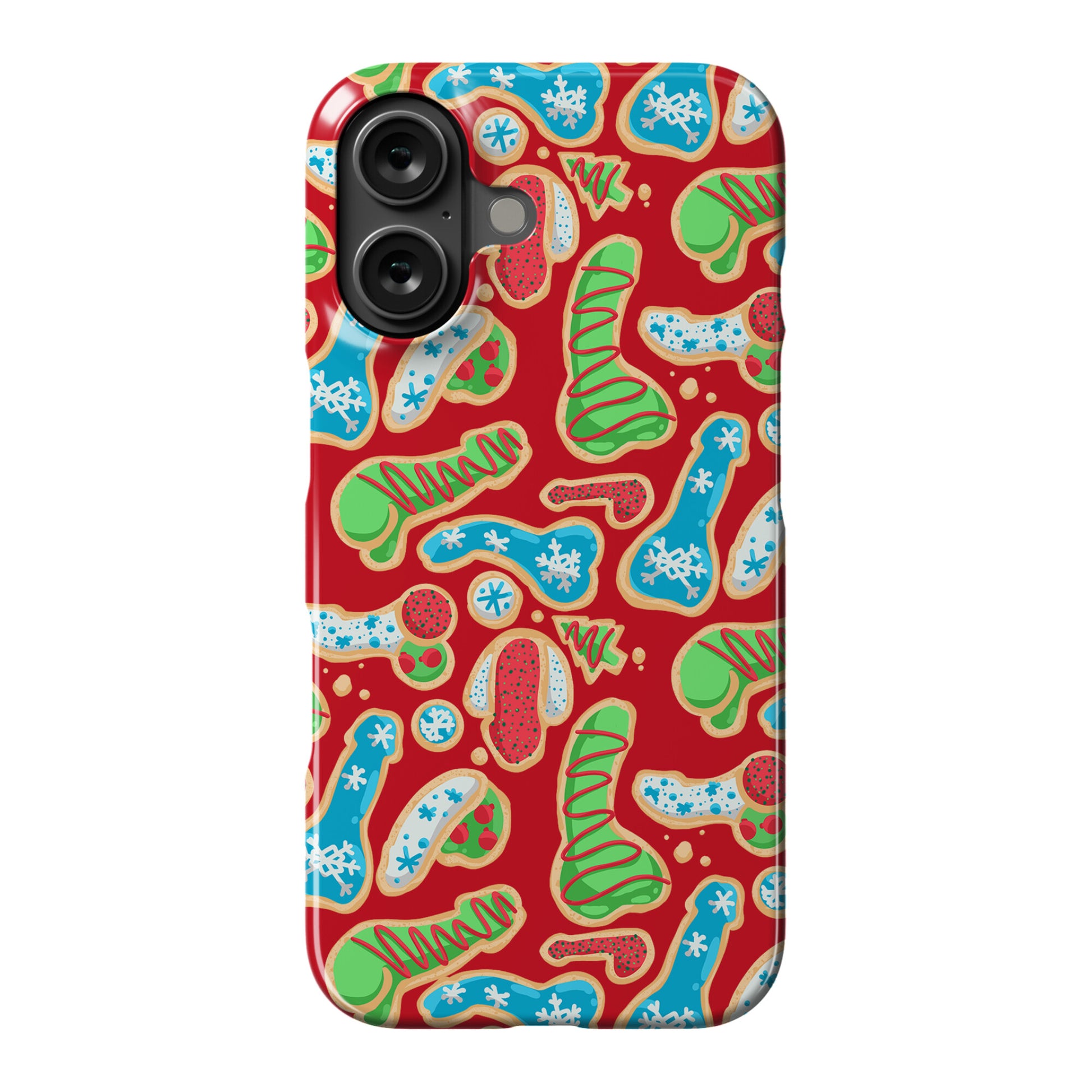 Phallic Christmas Cookies Phone Case