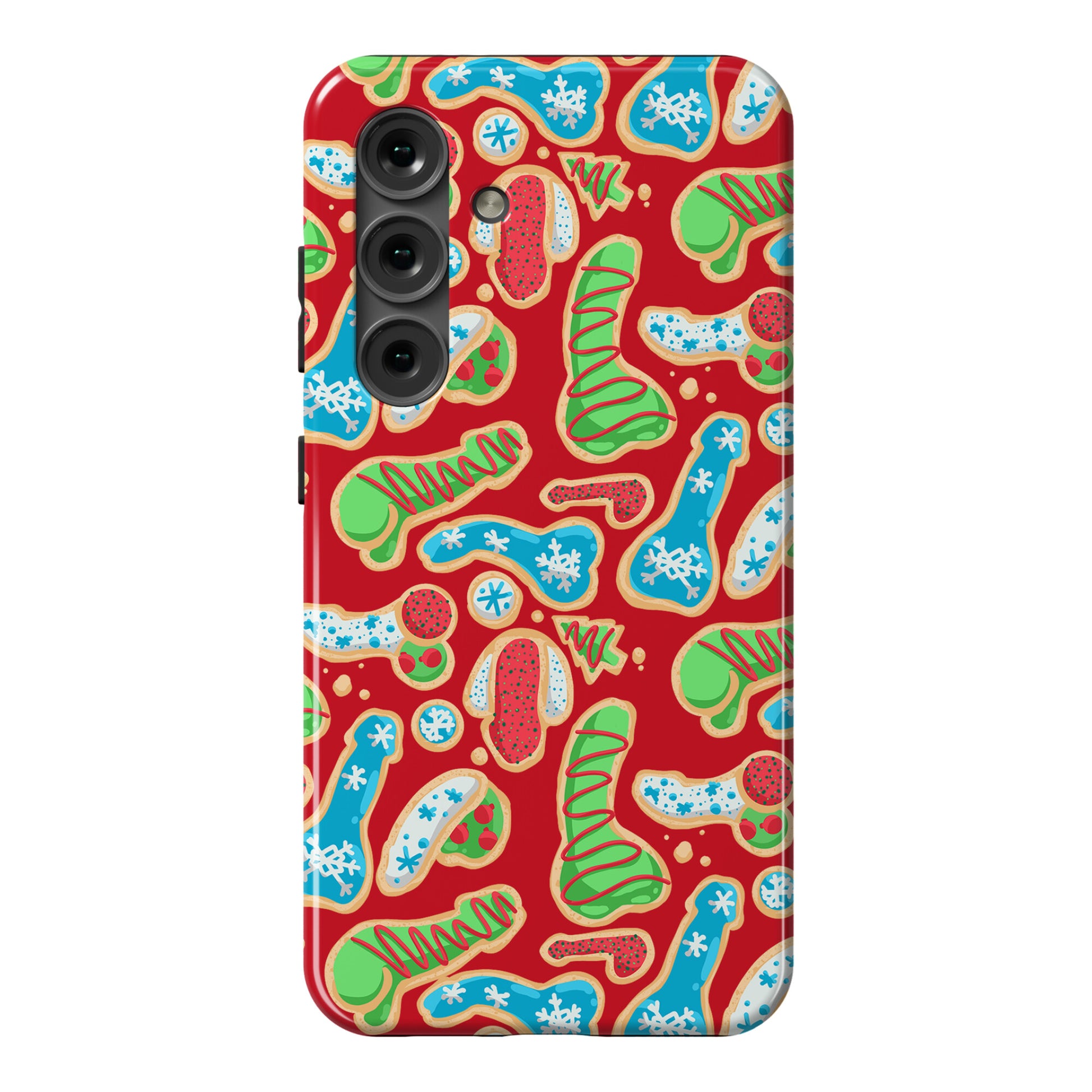 Phallic Christmas Cookies Phone Case