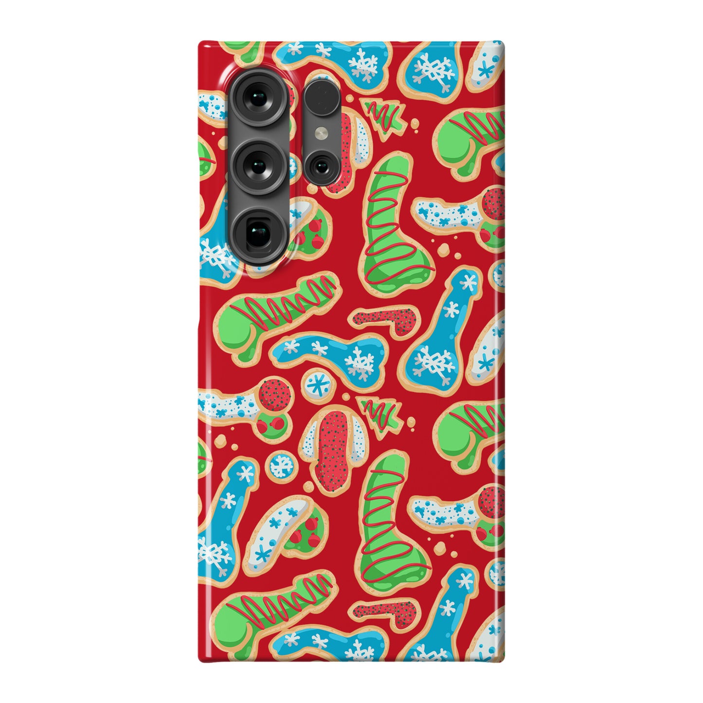 Phallic Christmas Cookies Phone Case