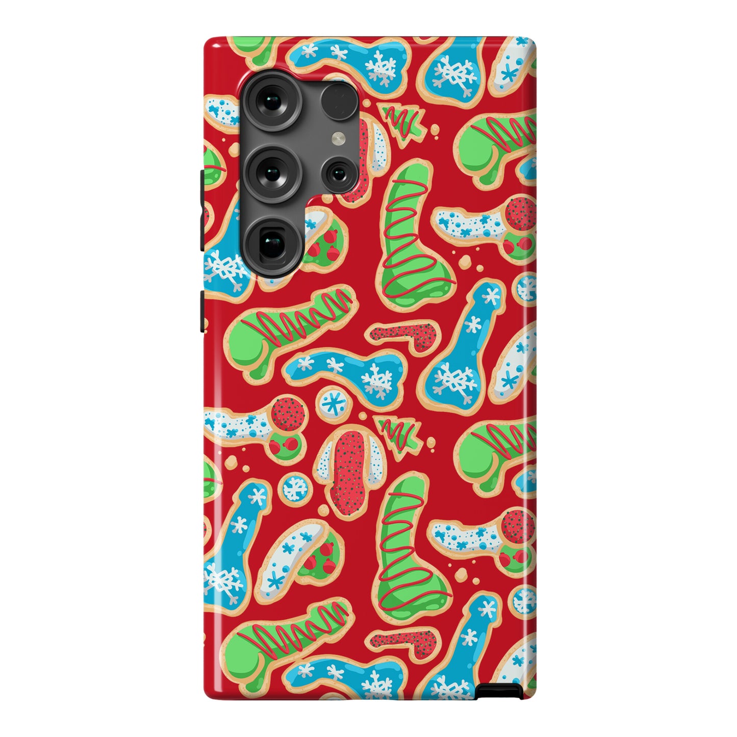 Phallic Christmas Cookies Phone Case