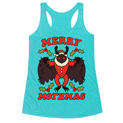 Merry Mothmas Racerback Tank