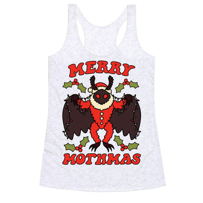 Merry Mothmas Racerback Tank