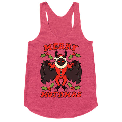 Merry Mothmas Racerback Tank