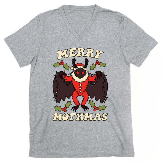 Merry Mothmas V-Neck