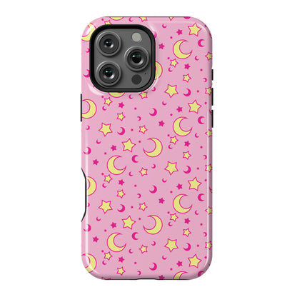 Dreamy Pastel Moon And Stars Phone Case