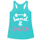 Bend And Snatch \(Pink\) Racerback Tank