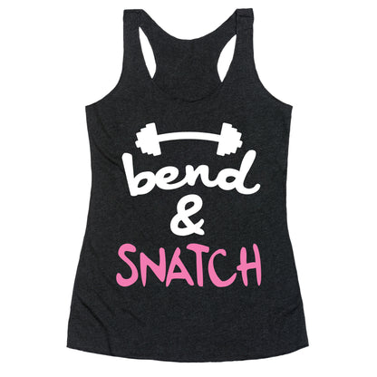 Bend And Snatch \(Pink\) Racerback Tank