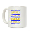 Oy To The World Ugly Sweater Coffee Mug