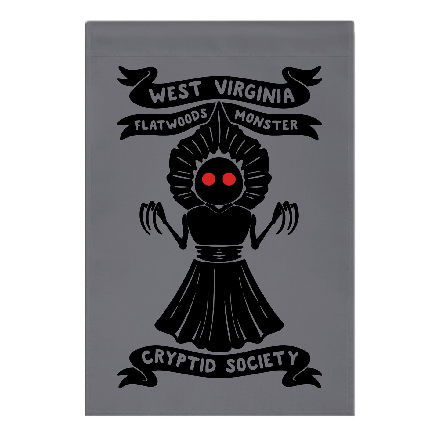 West Virginia Flatwoods Monster Cryptid Socitey Garden Flag