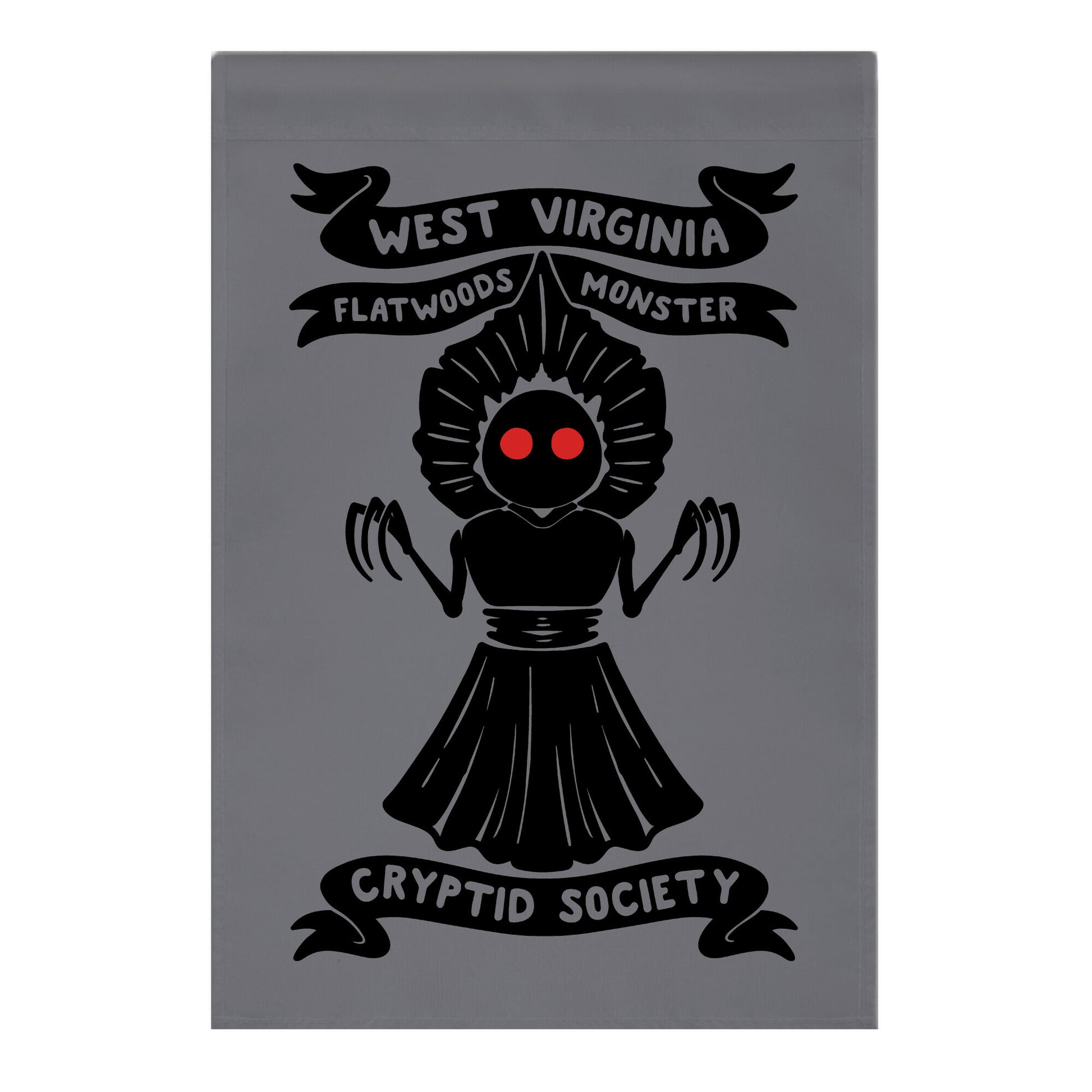 West Virginia Flatwoods Monster Cryptid Socitey Garden Flag