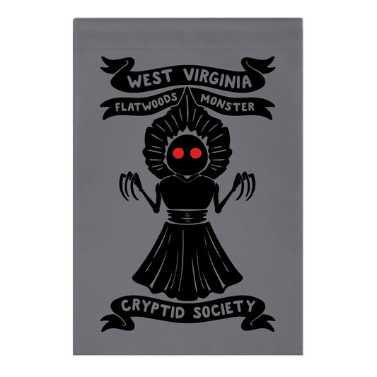 West Virginia Flatwoods Monster Cryptid Socitey Garden Flag